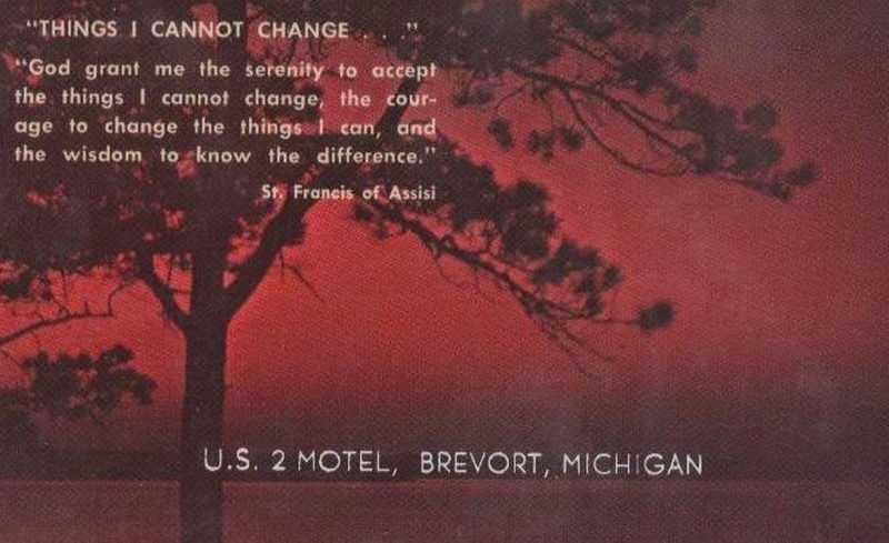 US-2 Motel - Vintage Postcard (newer photo)